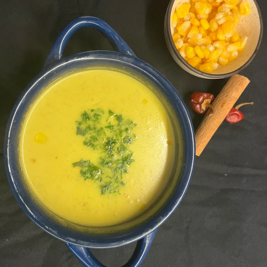Corn Carrot Stew with Coconut Milk