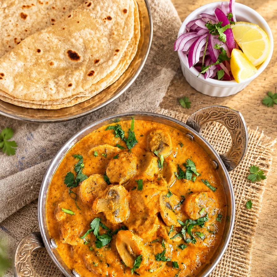 Mushroom  Masala