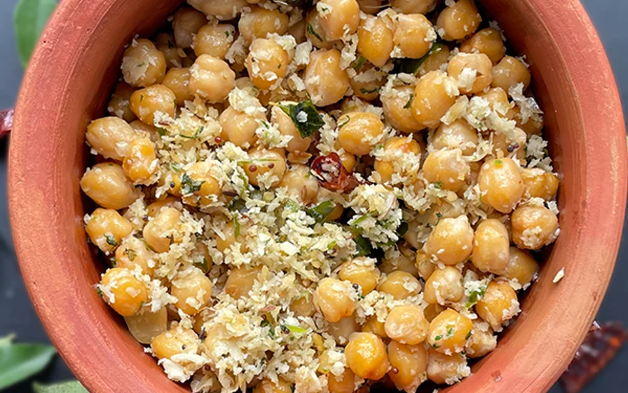 Chickpea Sundal   hero image