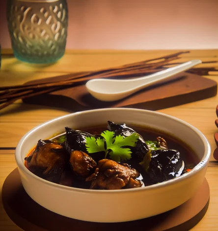 Assamese Black Sesame Chicken
