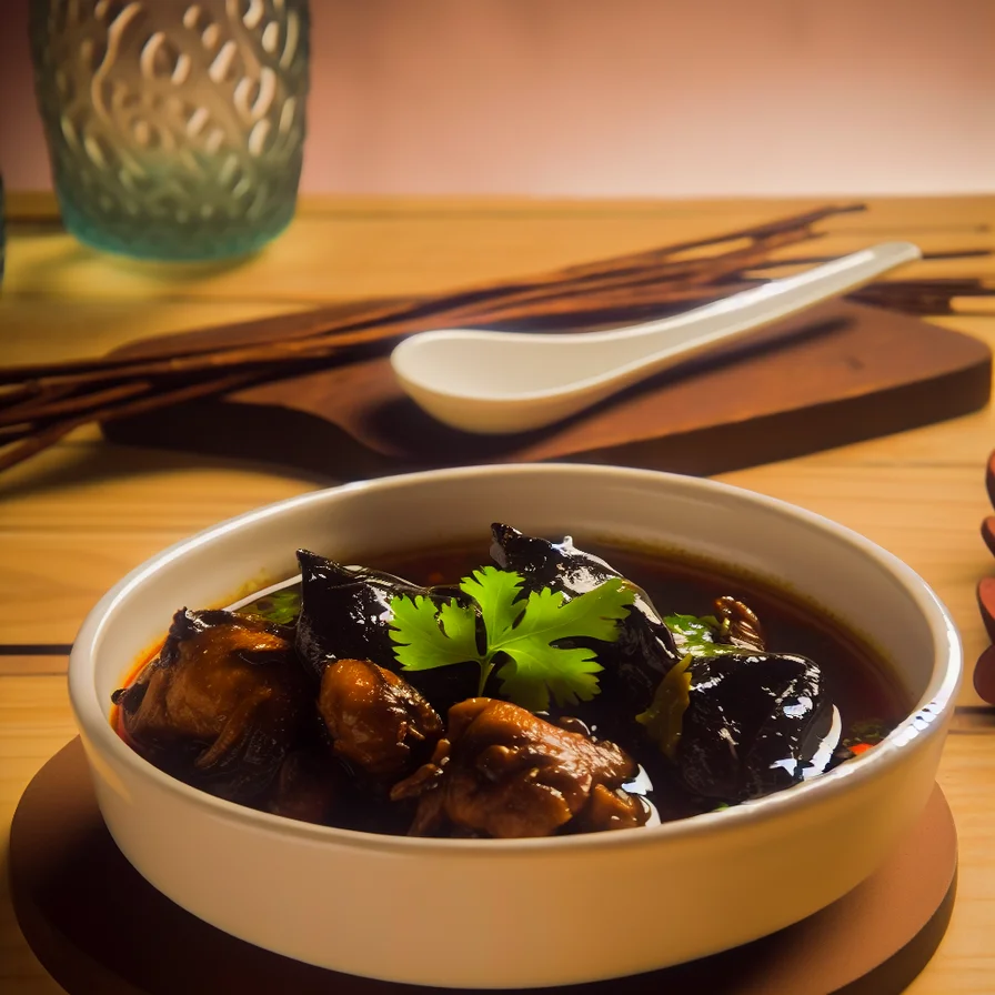 Assamese Black Sesame Chicken