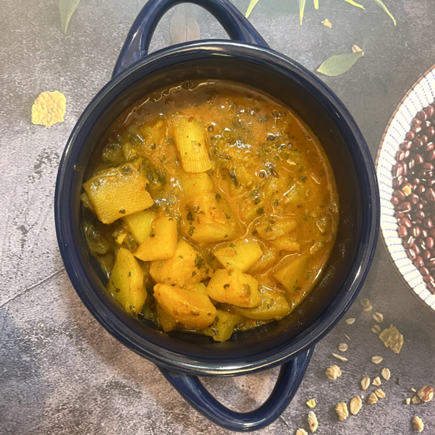 Pudina Aloo Gravy