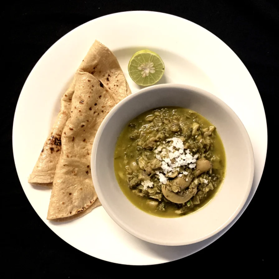 Spinach Mushroom Curry
