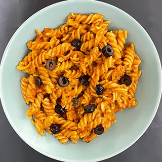 Red sauce pasta