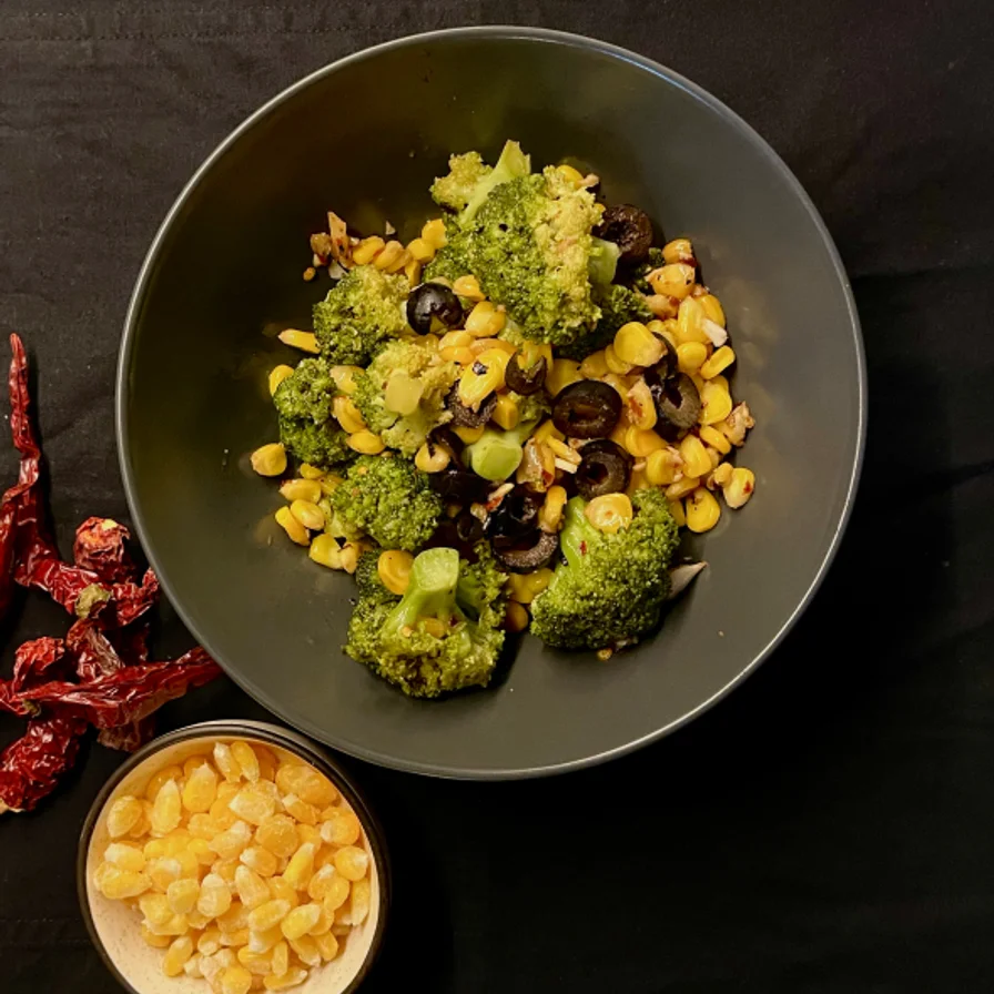 Sautéed Broccoli Corn