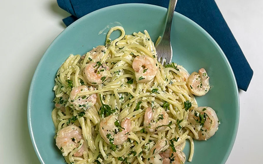 Prawn Scampi Pasta hero image