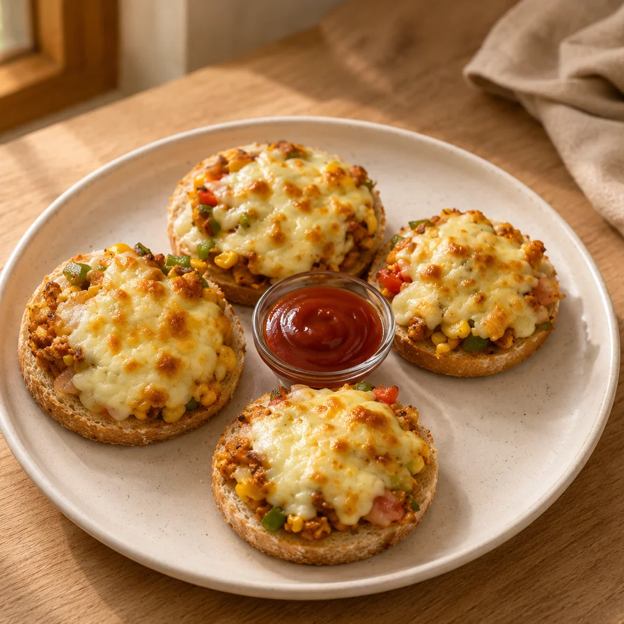 Paneer pizza disc