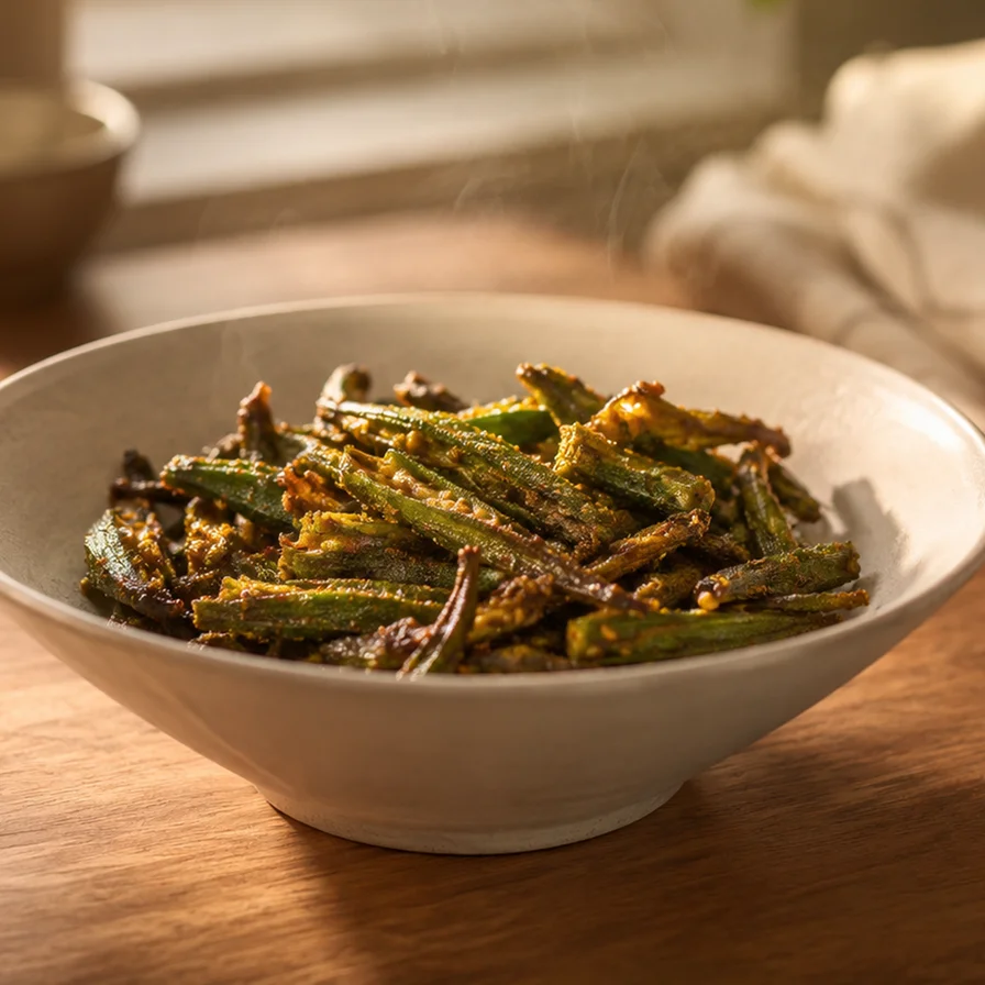 Kurkuri Bhindi