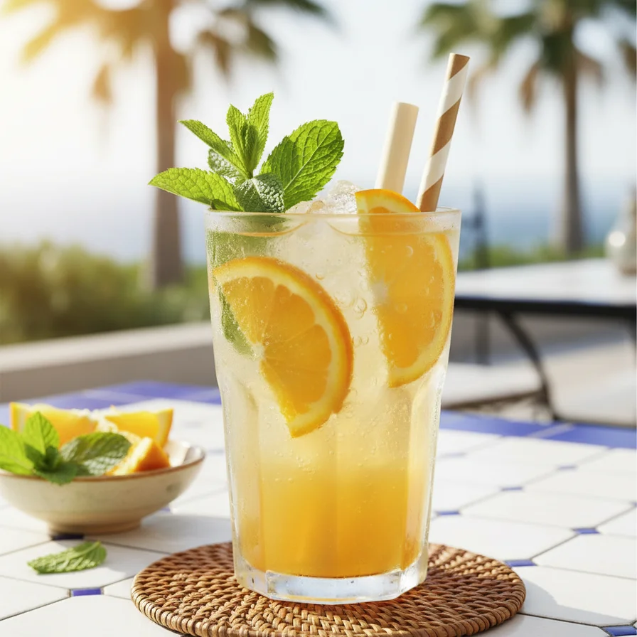 Refreshing Orange Mojito