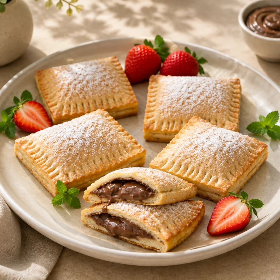 Nutella toast pies