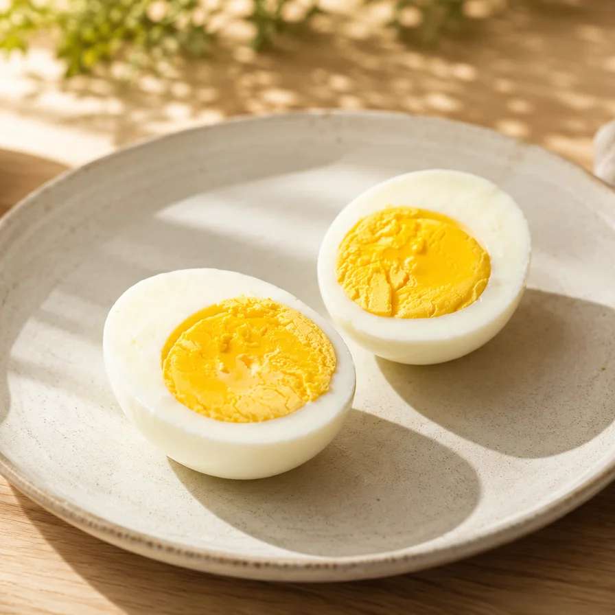 Hard boiled eggs