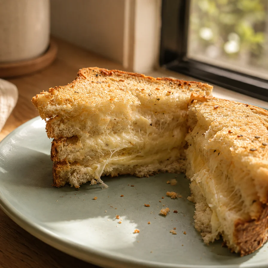 Chessy stuffed garlic bread