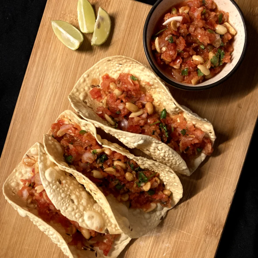 Masala Papad Taco