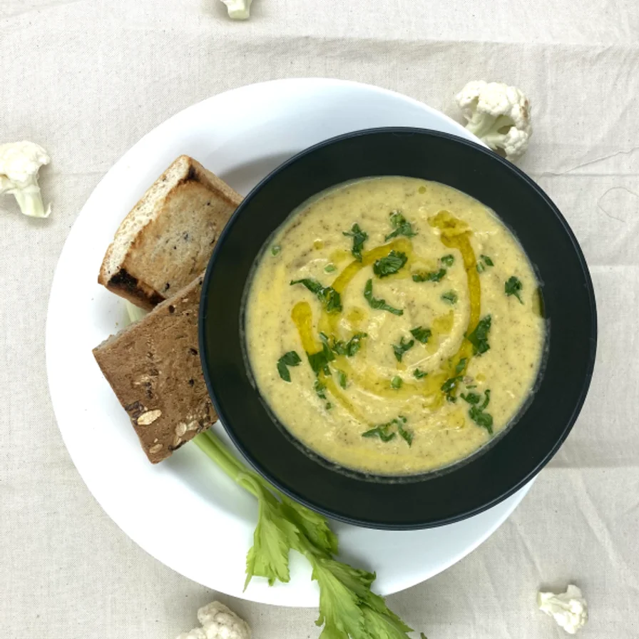 Cauliflower and Cheddar Cheese Soup