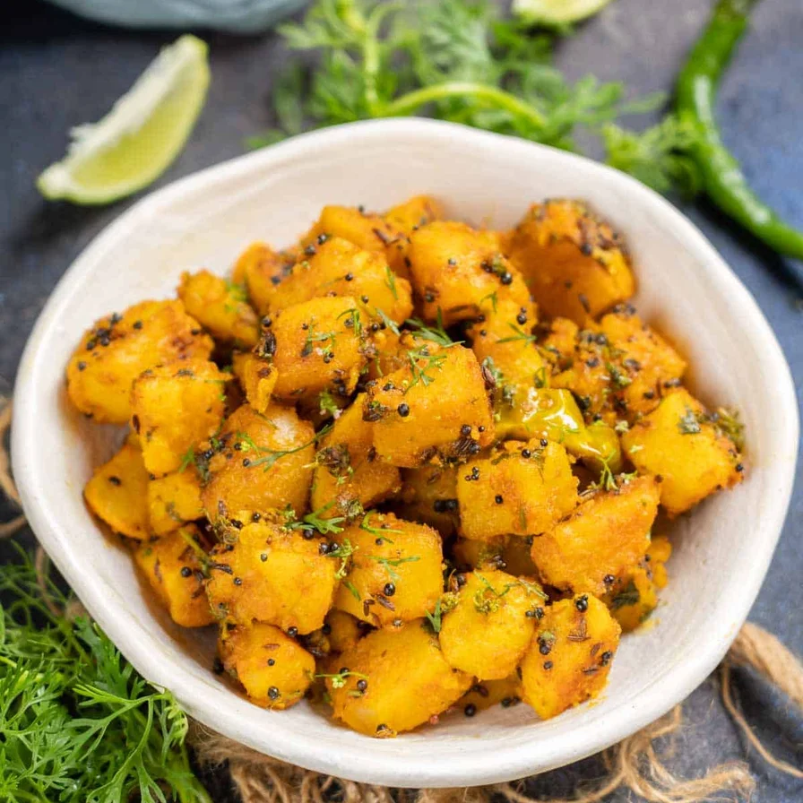 Pahadi Aloo Ke Gutke