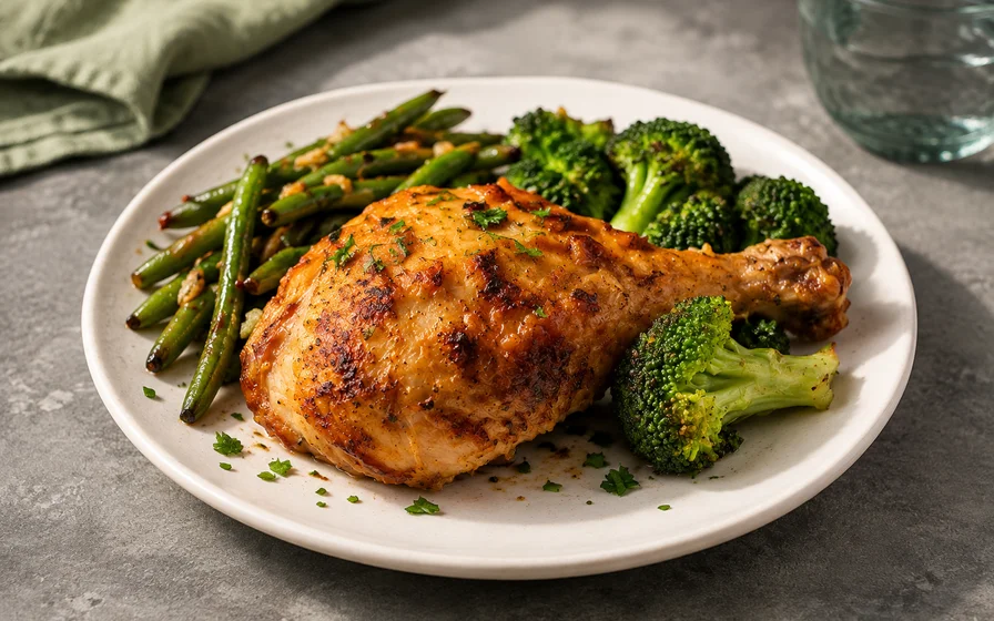 One pan chicken and broccoli   hero image