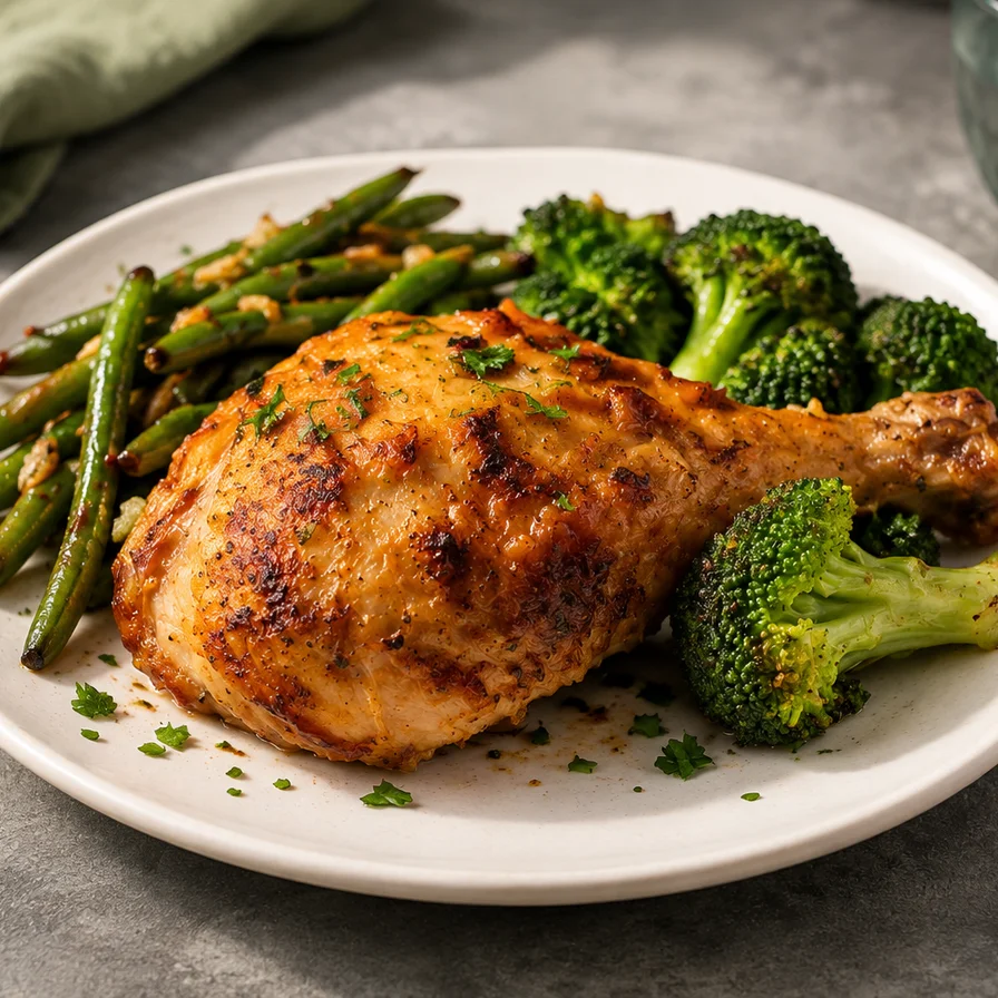 One pan chicken and broccoli
