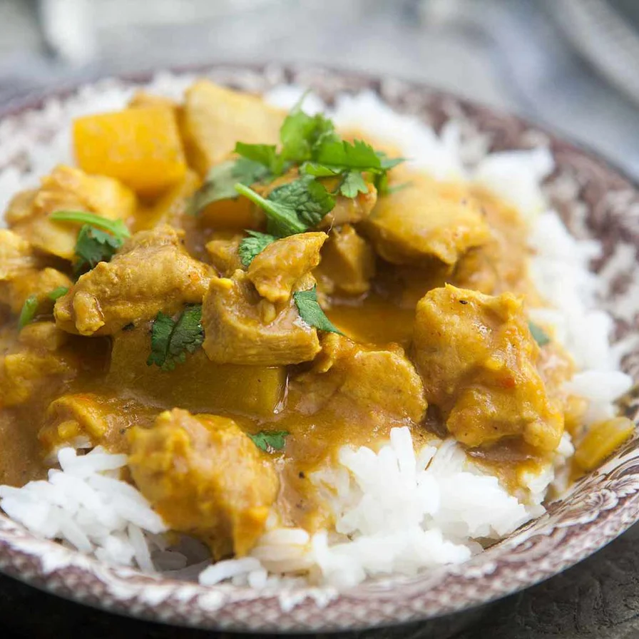 Raw Mango Chicken Curry