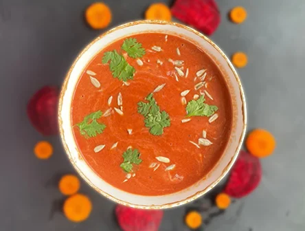 Beetroot and Carrot Soup