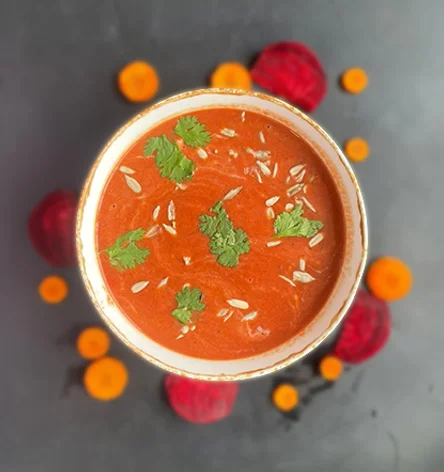 Beetroot and Carrot Soup